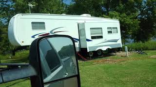 A drive through Coon Creek Cove on Kaw Lake