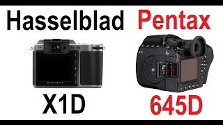 Hasselblad X1D vs Pentax 645D