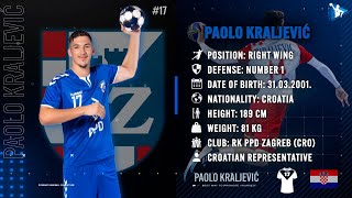 Paolo Kraljevic - Right Wing - PPD Zagreb - Highlights - Handball - CV - 2022/23