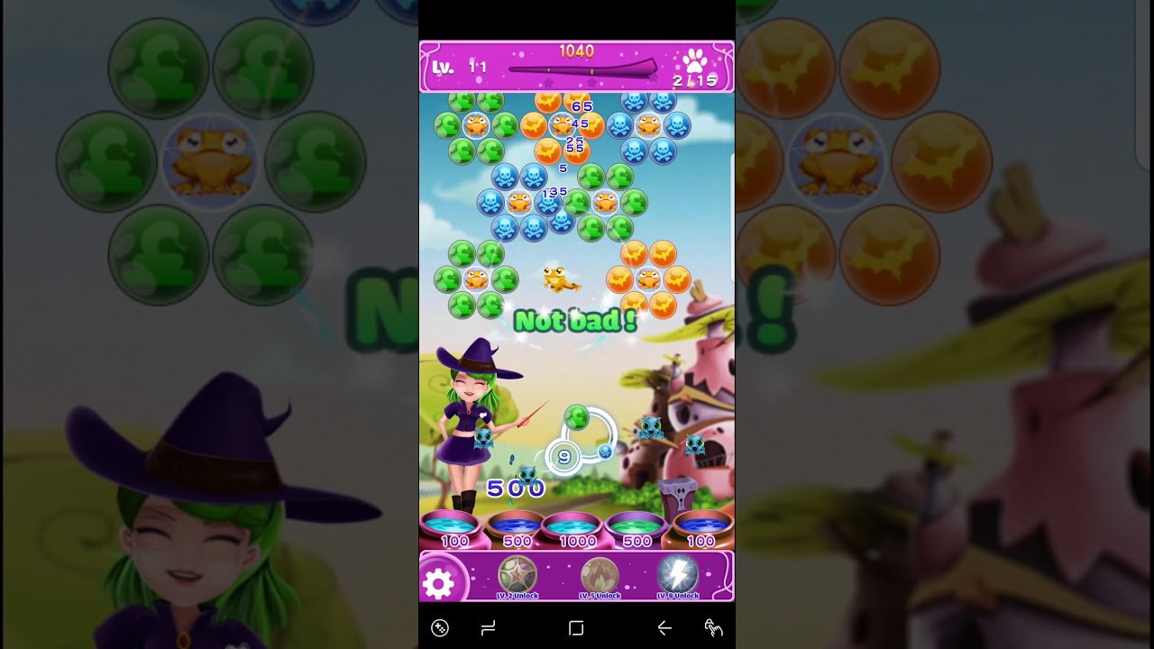 Witchland Magic Bubble Shooter Level 11 Youtube