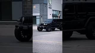 Jeep Wrangler Rubicon Black modified