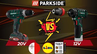 CORDLESS DRILL PARKSIDE PABS 20-Li D5 VS PBSA 12 B1 MALTESE IL-LINGWA MALTIJA MALTA LIDL