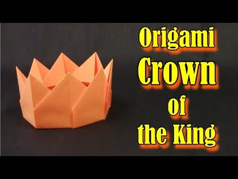 Origami Crown The MOST EASY Origami of Stickers ✦ IN ENGLISH✦ - Yakomoga Origami tutorial Origami Crown The MOST EASY Origami of Stickers ✦ IN ENGLISH✦ - Yakomoga Origami tutorial