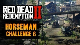 Red Dead Redemption 2 Horseman Challenge #6 Guide - Ride From Strawberry to Saint Denis in 9 Minutes