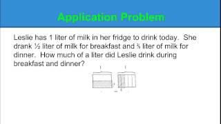 Lesson 4, Module 3 Application Problem