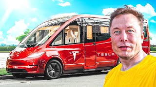 Elon Musk Announces NEW $15,000 Tesla Motor Home \u0026 SHOCKED Everyone!