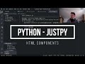 Python - JustPy - HTML Components