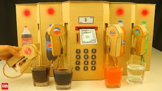How to Make Coca Cola Fountain Machine with 4 Different Drinks at Home