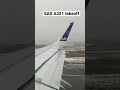 SAS A321 takeoff from Oslo