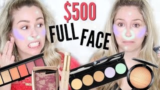 $500 Full Face First Impressions | New Makeup Drugstore/Highend