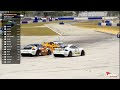 hard crash 2023 porsche sprint challenge @ sebring