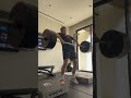 225 lb 102 kg hang clean