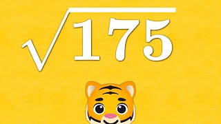 Square Root 175