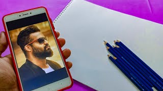 How to draw Jr NTR | 🔥 Jr NTR 🔥 | Realistic pencil drawing | Step by step | Sharose World