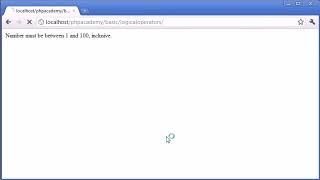 012 Logical Operators | php programming course