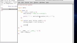 Python 48 String Center