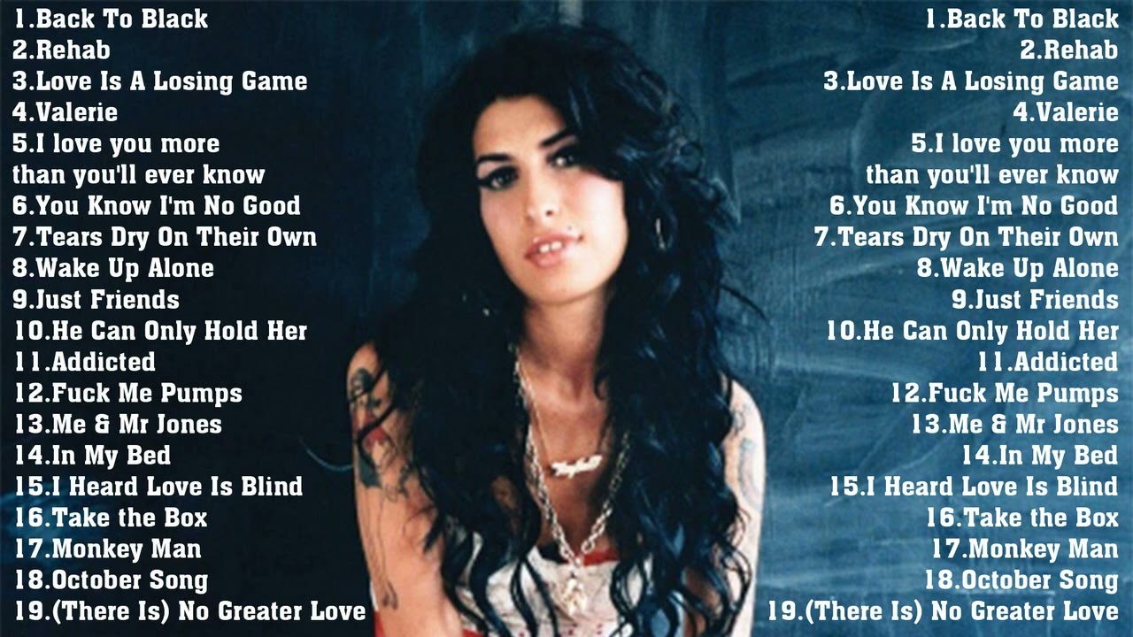 Amy Winehouse Greatest Hits Full Album 2024 - YouTube