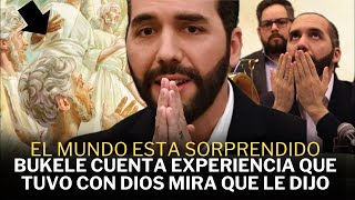 😱NAYIB BUKELE ESCUCHO LA VOZ DE DIOS Y SORPRENDE AL MUNDO EN LAGRIMAS en vivo😭