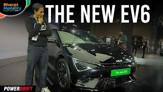 2025 Kia EV6 First Look | Bharat Mobility Global Expo | PowerDrift QuickEase