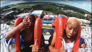 HER WIG FELL OFF WHILE RIDING ON SLING SHOT 🎢 |❕N🚫T MINE❕ LINK IN DESCRIPTION