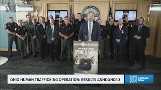 Ohio AG Dave Yost announces results of 'Operation Spring Cleaning' human trafficking operation