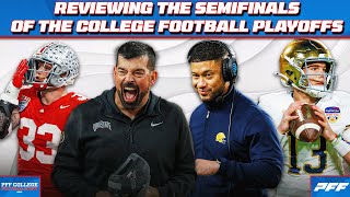 Reviewing the Semifinals of College Football Playoff games! | PFF Grade Release Show