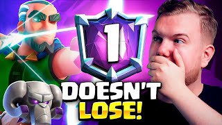 #1 IN THE WORLD HIS DECK HAS NO COUNTERS IN CLASH ROYALE!