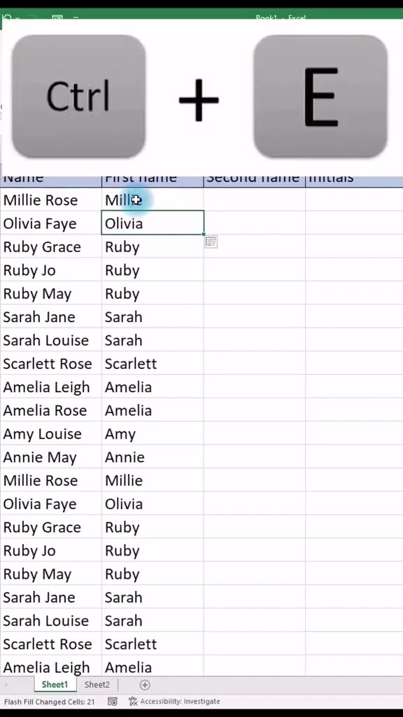 Auto fill using shortcuts in Excel #shorts #excel #autoFill #tips #tricks