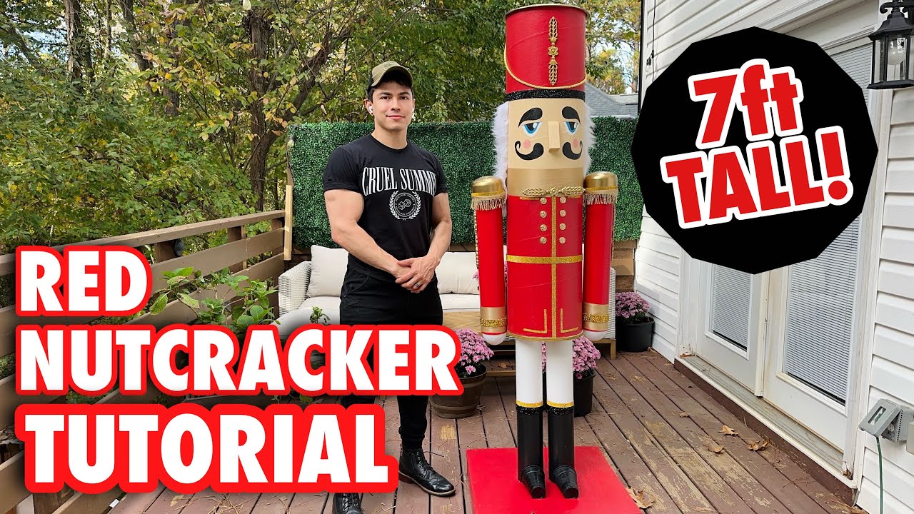 Giant Nutcracker Tutorial Diy Youtube