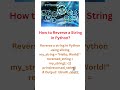 Python String
