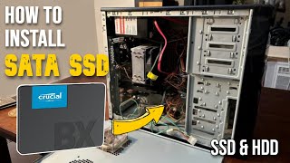 How to add a SATA SSD in PC | Both HDD and SSD run at same time