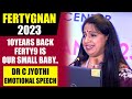 Dr.C.Jyothi Emotional Speech At FERTYGNAN 2023 | Ferty9 Fertility Hospitals