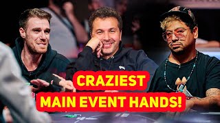 World Series of Poker Main Event 2022 | Top 5 Craziest Poker Hands!