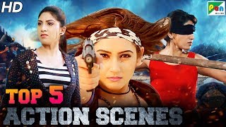Top 5 Hindi Dubbed Action Scenes – Female | Ragini Dwivedi, Ayesha Habib