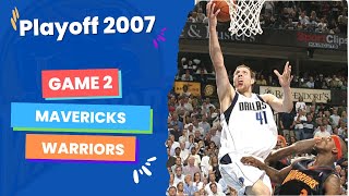 Golden State Warriors vs. Dallas Mavericks, NBA Playoff G2, Full Game, April 25, 2007