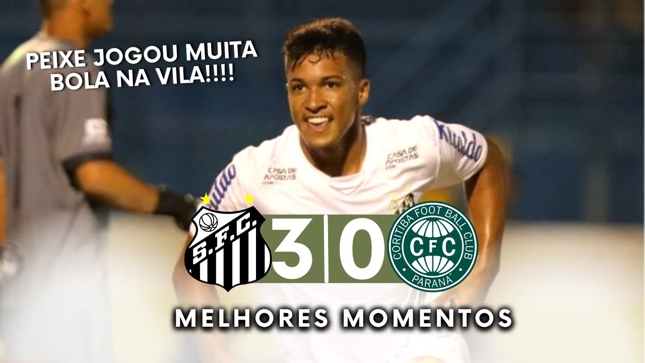 Santos 3x0 Coritiba | MELHORES MOMENTOS | COPA DO BRASIL 2022 - YouTube