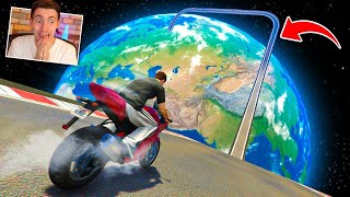 GTA V Online: ESSA RAMPA é a maior do MUNDO DE MOTO!!! (INSANA)
