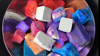 Bucket full of colourful Gym Chalk | Satisfying ASMR | Sleep Aid