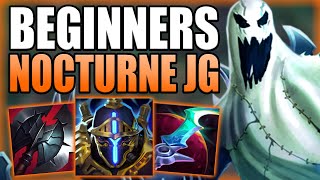 HOW TO PLAY NOCTURNE JUNGLE & CARRY FOR BEGINNERS! (BEST CHOICE) - Gameplay Guide League of Legends