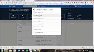 Share a Quizlet Set with a Class
