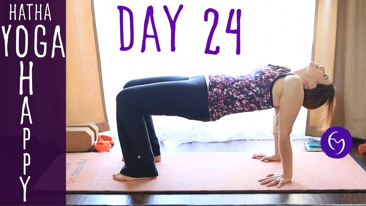 30 Minute Hatha Yoga Happiness Be Nice To Yourself Day 24