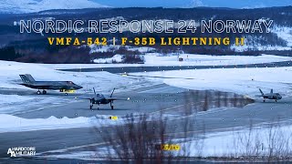 VMFA-542 Maj. Frank Zastoupil F-35B Lightning II Pilot  |  Nordic Response 24