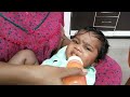 baby drinking carrot juice for the first time cute reaction dhanvik domain