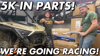 $5K In SuperATV Parts To Go RACING! A-arms, Billet Radius Rods, Tree Kickers, Front Bumper \u0026 MORE!