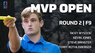 2020 MVP OPEN | RD2, F9 | Wysocki, Jones, Brinster, Rothlisberger | DISC GOLF COVERAGE