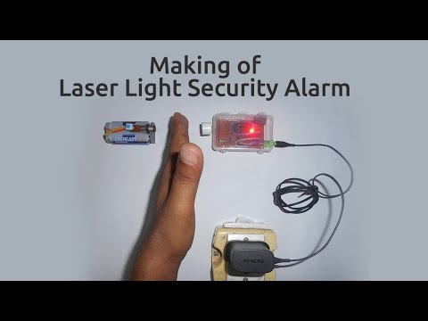 How to make a Laser Light Security Alarm How to make a Laser Light Security Alarm