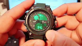 Sanda 739 Military Watches for Men Outdoor Sports Digital Watch Water Proof